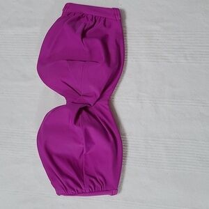 Victoria's Secret Womens Swim Top Purple Underwire Lightly Padded 36D GUC READ